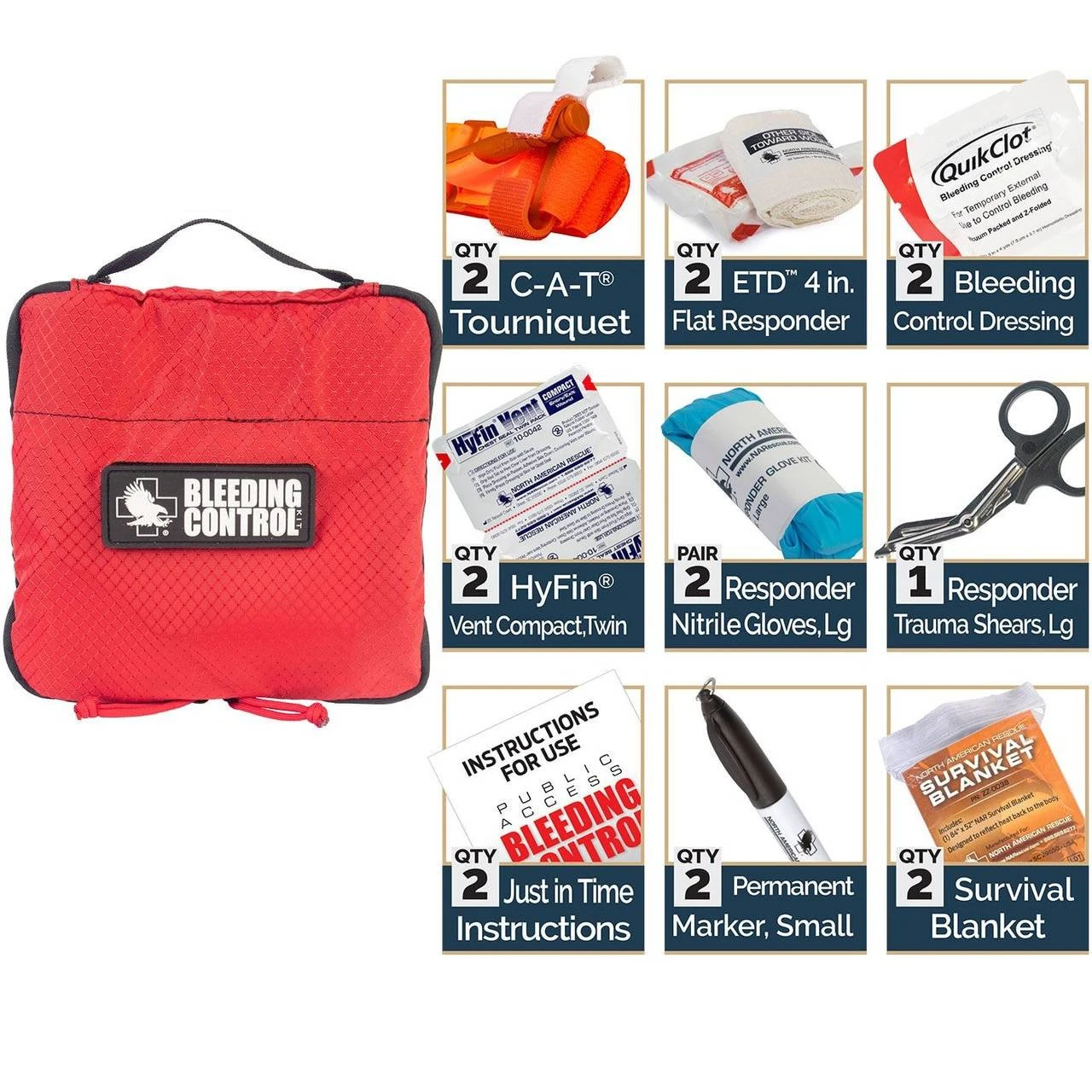 North American Rescue Public Access Bleeding Control Twin Pack 7 North American Rescue Public Access Bleeding Control Twin Pack - Image 5