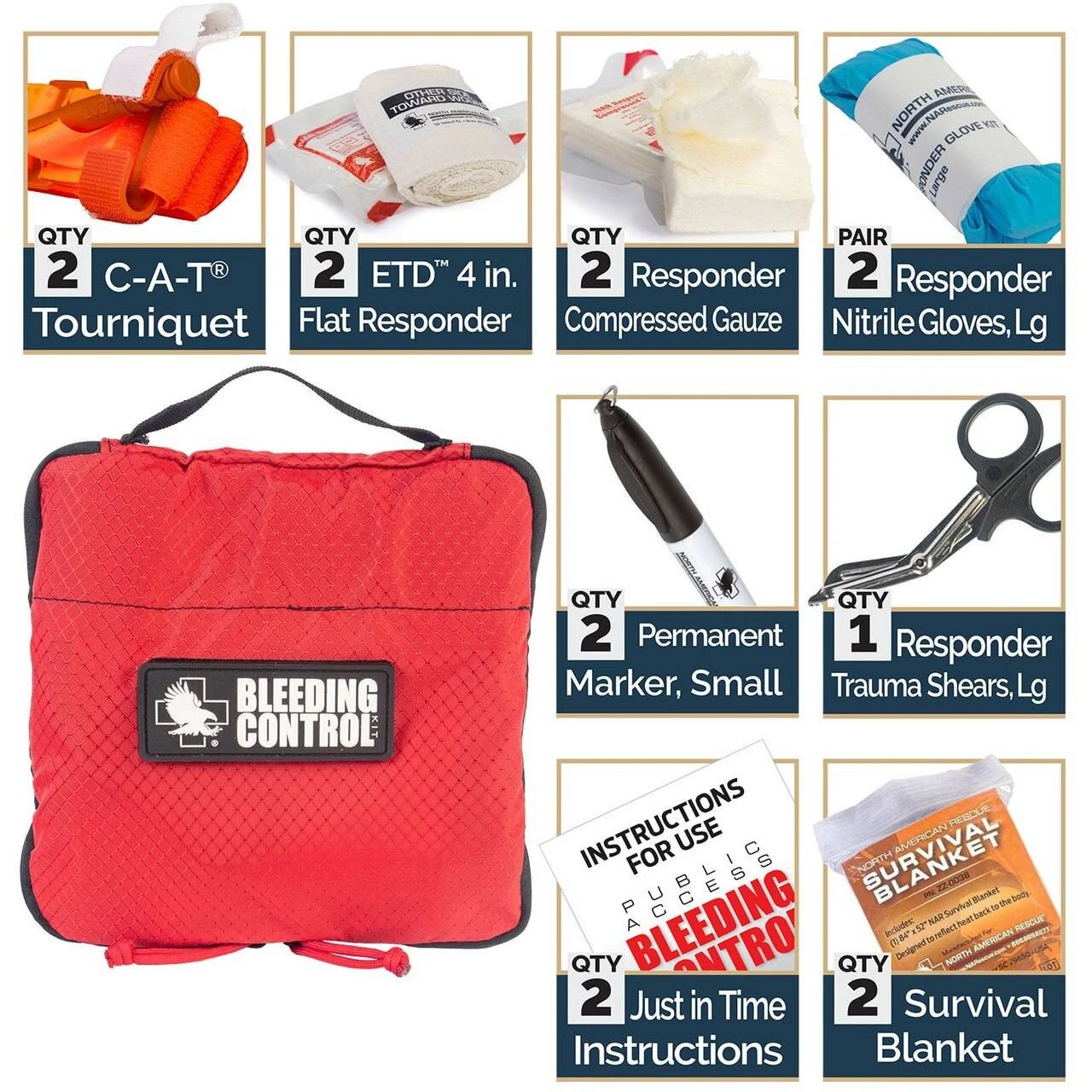 North American Rescue Public Access Bleeding Control Twin Pack 5 North American Rescue Public Access Bleeding Control Twin Pack - Image 3