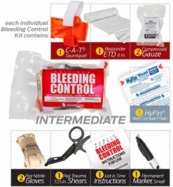 North American Rescue Public Individual Bleeding Control Kit-Vacuum Sealed -Outdoor Life Store north american rescue public individual bleeding control kit vacuum sealed paibck 40495.1602575689