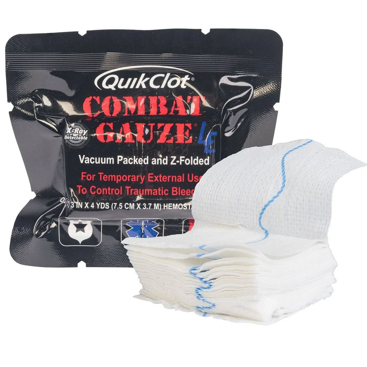 North American Rescue Quickclot Combat Gauze LE 3 North American Rescue Quickclot Combat Gauze LE