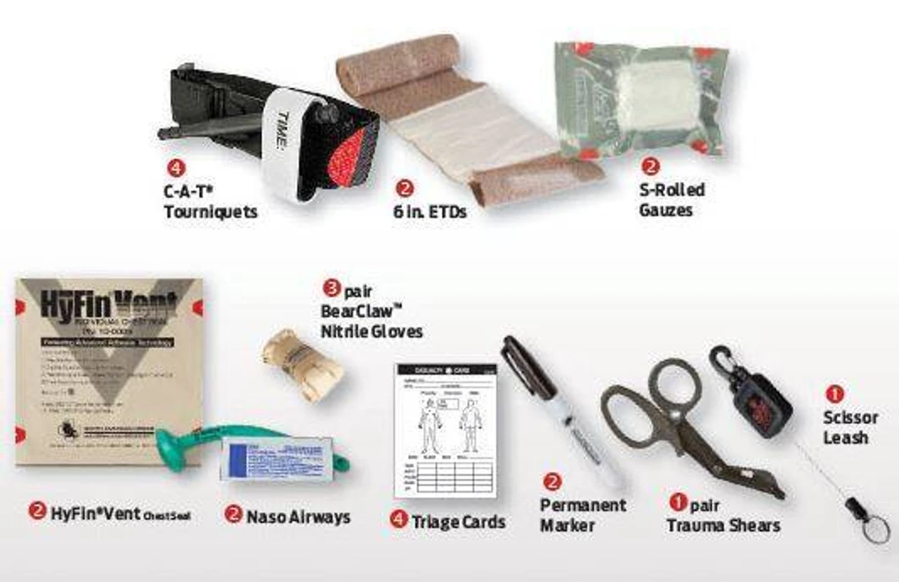 North American Rescue Rescue Task Force Vest Kit With Side Armor 17 North American Rescue Rescue Task Force Vest Kit With Side Armor - Image 15