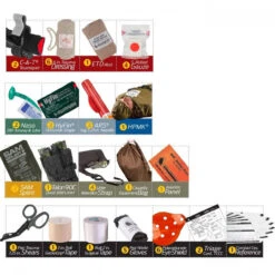 North American Rescue Warrior Aid And Litter Kit (WALK) -Outdoor Life Store north american rescue warrior aid and litter kit walk walk 63891.1601486005