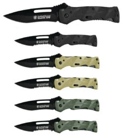Smith & Wesson Black Ops 2 Black Coated Stainless Steel Blade