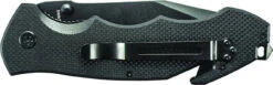 Smith & Wesson Border Guard Liner Lock Black Tanto Partially Serrated Tanto Blade G-10 Handle