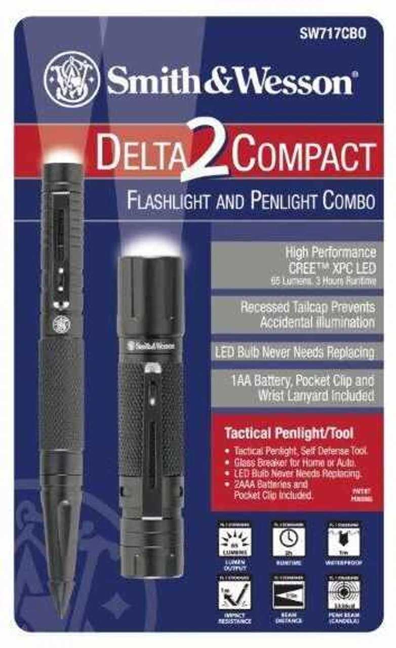 Smith & Wesson Delta2 Compact Flashlight & MicroFlashlight Tool 3 Smith & Wesson Delta2 Compact Flashlight & MicroFlashlight Tool