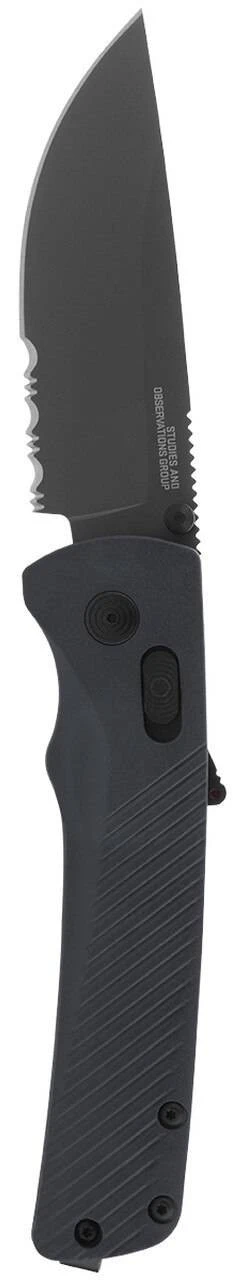 SOG Flash AT Urban Grey Serrated Folding Knife