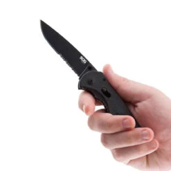 SOG Flash II Black Blade Knife Series -Outdoor Life Store sog flash ii black blade knife series flash2bk 86867.1599992743