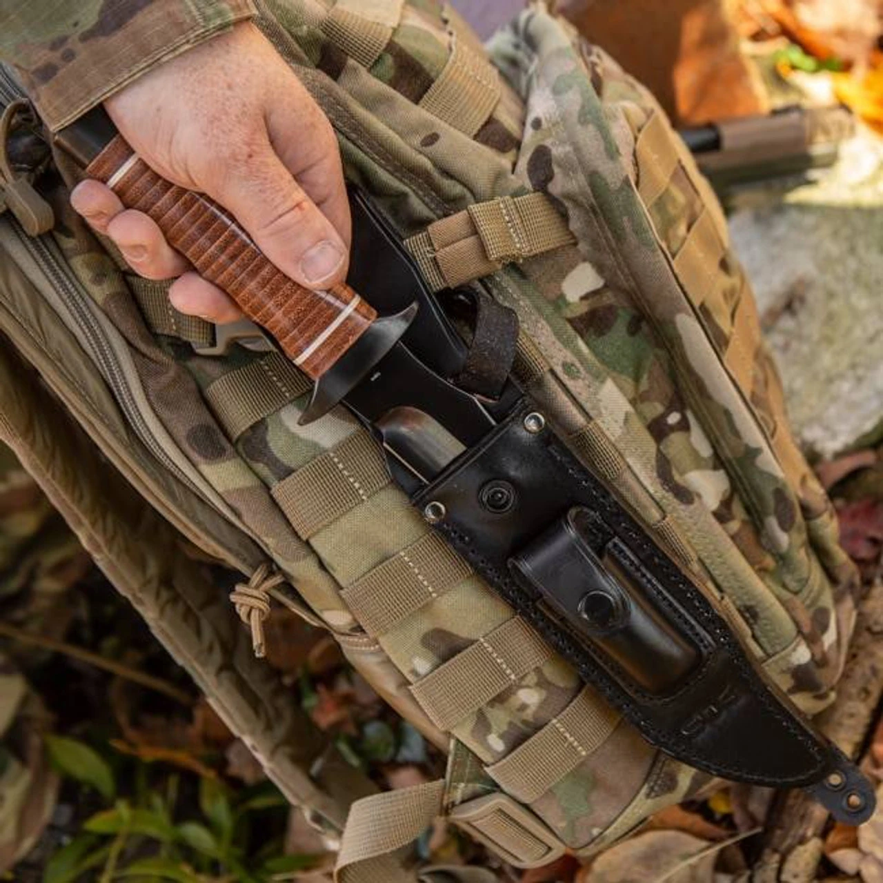 SOG Super SOG Bowie Fixed Blade Knife 14 SOG Super SOG Bowie Fixed Blade Knife - Image 12