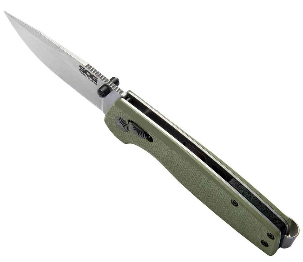 SOG Terminus XR G10 Olive Drab Folding Knife 6 SOG Terminus XR G10 Olive Drab Folding Knife - Image 4