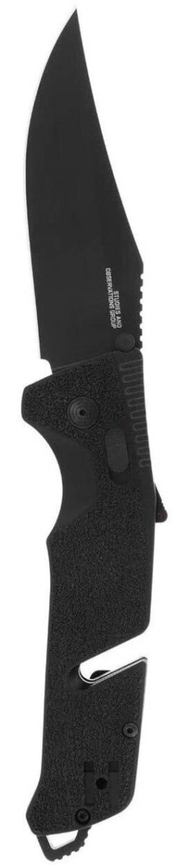 SOG Trident AT Blackout Folding Knife - Peg Box