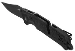 SOG Trident AT Blackout Folding Knife - Peg Box -Outdoor Life Store sog trident at blackout folding knife peg box 11 12 05 41 88062.1613019747