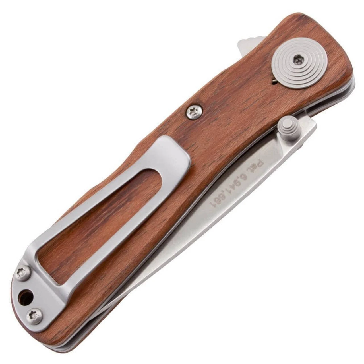 SOG Twitch II Wood Handle Folding Knife 6 SOG Twitch II Wood Handle Folding Knife - Image 4