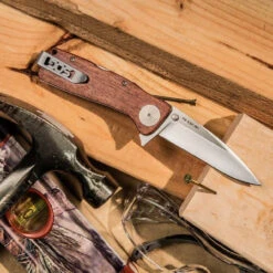 SOG Twitch XL Wood Handle Folding Knife -Outdoor Life Store sog twitch xl wood handle folding knife twi24 cp 71945.1601535301