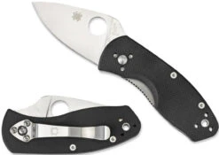 Spyderco Ambitious G-10 Black Folding Knife
