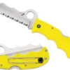 Spyderco Assist Salt Lightweight Yellow Combination Edge Folding Knife -Outdoor Life Store spyderco assist salt lightweight yellow combination edge folding knife c79psyl 60437.1603744254