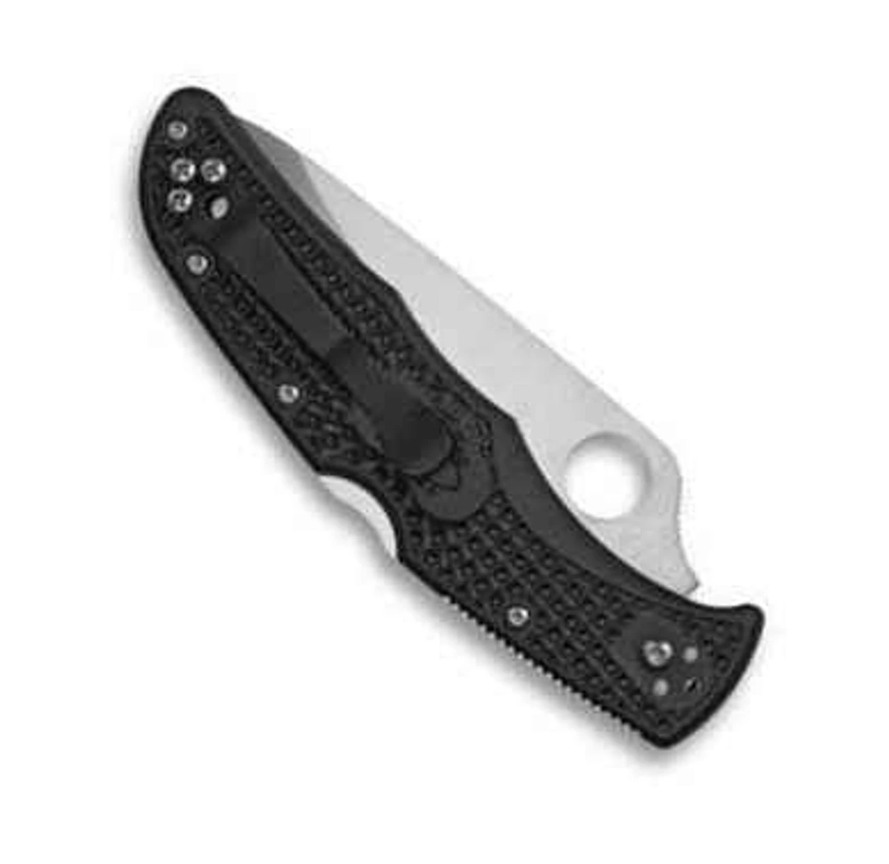 Spyderco Black Endura 4 Plain Edge Folding Knife 4 Spyderco Black Endura 4 Plain Edge Folding Knife - Image 2