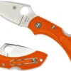 Spyderco Dragonfly 2 Lightweight Orange Plain Edge Folding Knife