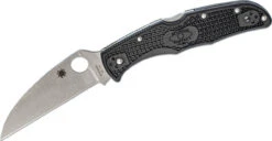 Spyderco Endura 4 Wharncliffe Folding Knife With Lightweight Black Handle