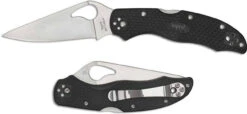 Spyderco Harrier 2 Black FRN Plain Edge Folding Knife