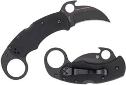 Spyderco Karahawk G-10 All Black Knife
