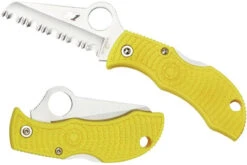 Spyderco Manbug Salt Lightweight Yellow Knife