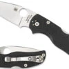 Spyderco Native 5 G-10 Black Plain Edge Knife -Outdoor Life Store spyderco native 5 g 10 black plain edge knife c41gp5 52306.1603744997