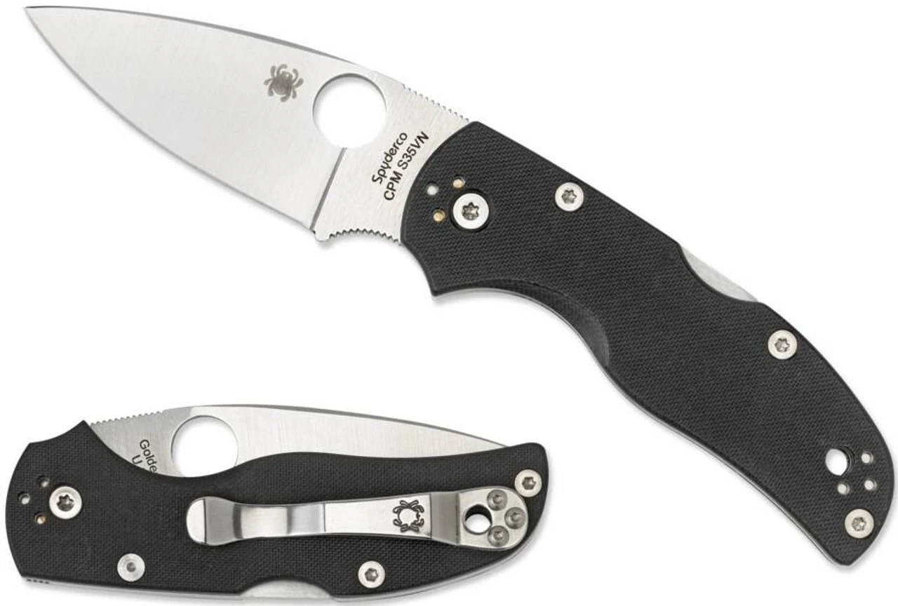 Spyderco Native 5 G-10 Black Plain Edge Knife 3 Spyderco Native 5 G-10 Black Plain Edge Knife