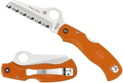 Spyderco Rescue Orange 79mm Lightweight Spyder Edge Knife