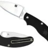 Spyderco UK Black FRN Leaf Shape Penknife