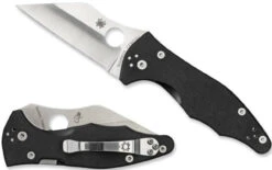 Spyderco Yojimbo 2 G-10 Black Plain Edge Knife