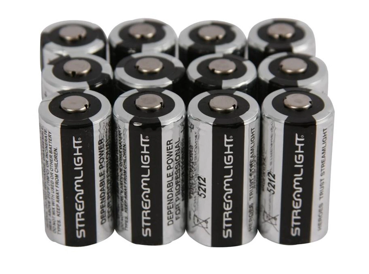 Streamlight 3V CR123 Lithium Batteries - 12 Pack 3 Streamlight 3V CR123 Lithium Batteries - 12 Pack