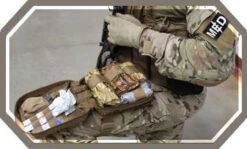 Tactical Medical Solutions Drop Leg Pouch - Basic Kit -Outdoor Life Store tactical medical solutions drop leg pouch basic kit dlb 80931.1599150485