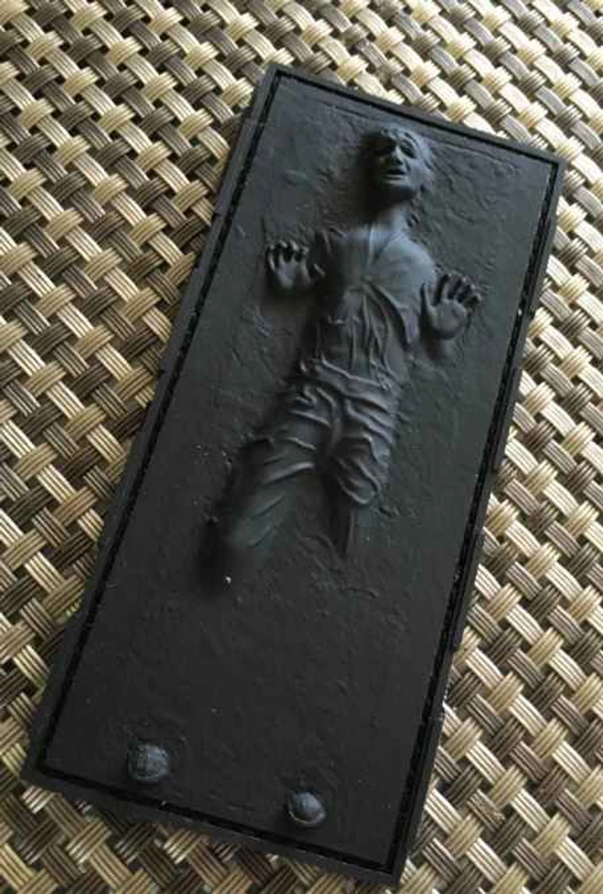 Tactical Outfitters Han Solo In Carbonite PVC Patch 3 Tactical Outfitters Han Solo In Carbonite PVC Patch