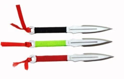 UZI Throwing Knife Silver - 3 Pack