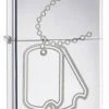 Zippo High Polish Chrome Dog Tags Lighter 1 Zippo High Polish Chrome Dog Tags Lighter -Outdoor Life Store zippo high polish chrome dog tags lighter 24836 30635.1601495669