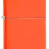 Zippo Windproof Neon Orange Lighter -Outdoor Life Store zippo windproof neon orange lighter 28888 44842.1603757058