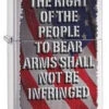 Zippo Windproof Right To Bear Arms Lighter