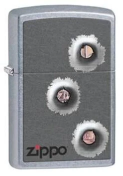 Zippo Windproof Street Chrome Bullet Lighter